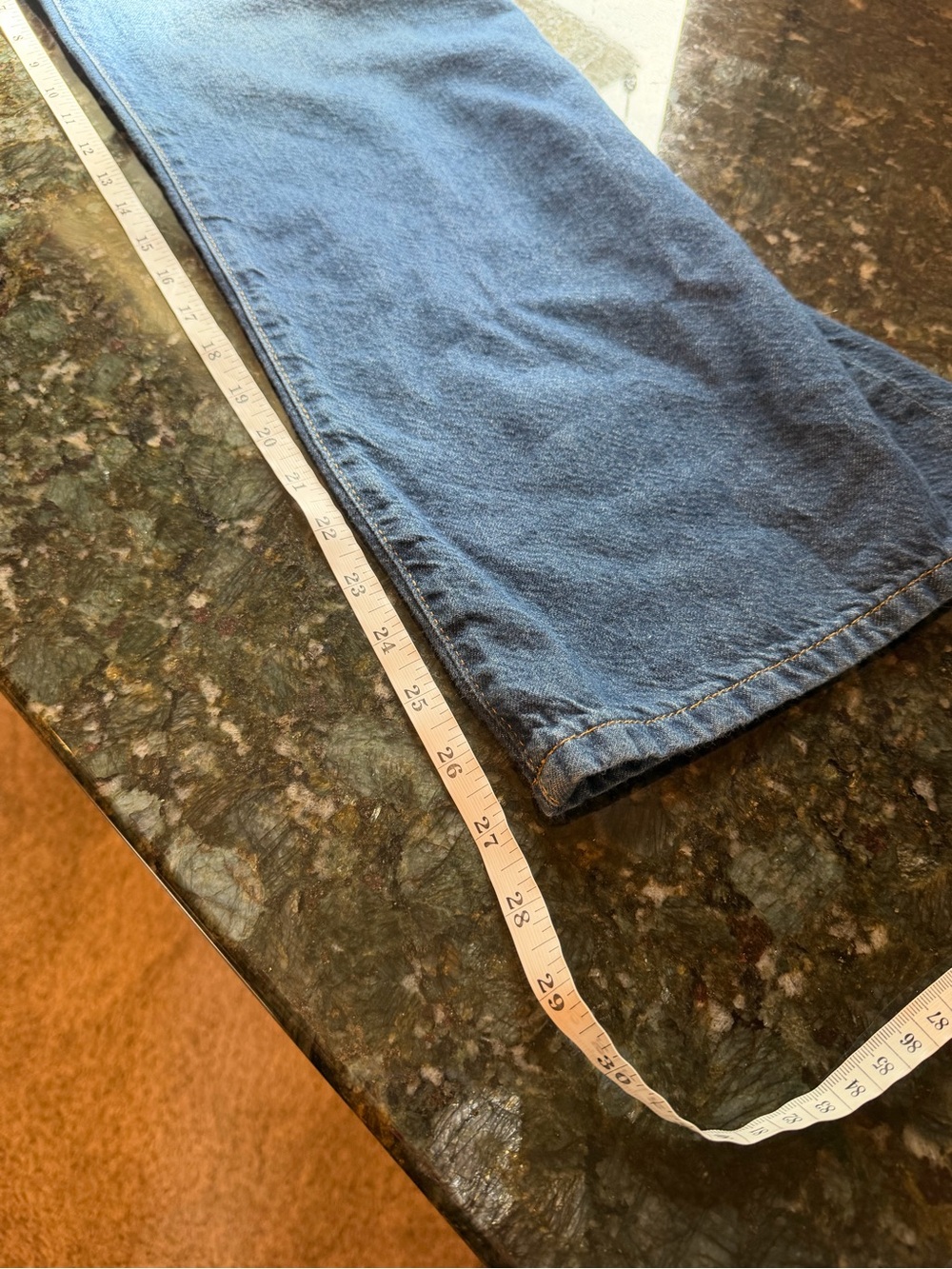 Anthropologie Pilcro The Annie Wide Leg Jean. Stretchy. EUC. SZ 28. denim - Picture 8 of 8